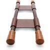 imageCamco 17quot Double RV Cupboard Bar Holds Food and Drinks in Place During Travel Prevents Messy Spills Spring Loaded and Extends Between 10quot and 17quot  Brown  44096