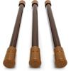 imageCamco 17quot RV Cupboard Bars  3 pack Holds Food and Drinks in Place During Travel Prevents Messy Spills Spring Loaded and Extends Between 10quot and 17quot  Brown  4406610 Inches  17 Inches