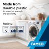 imageCamco 20784 Low Profile Washing Machine Drain Pan with PVC Fitting 30 Inch x 34 Inch Graphite  Protects Your Floors from Washing Machine Leaks  Easy to Usegraphite