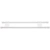 imageCamco 34quot Double RV Refrigerator Bar Holds Food and Drinks in Place During Travel Prevents Messy Spills Spring Loaded and Extends Between 19quot and 34quot  White 44074