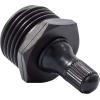 imageCamco 36133 Black RV Plastic Blow Out Plug with Schrader Valve