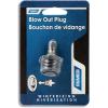 imageCamco 36133 Black RV Plastic Blow Out Plug with Schrader Valve