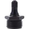 imageCamco 36133 Black RV Plastic Blow Out Plug with Schrader Valve