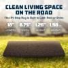 imageCamco 42964 Gray Premium Wrap Around RV Step Rug PVC Material 175quot x 18quotBrown