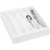 imageCamco 43508 Cutlery Tray  Designed for RV and Compact Kitchen Drawers  Easily Organize and Store Kitchen Flatware  WhiteWhite