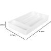 imageCamco 43508 Cutlery Tray  Designed for RV and Compact Kitchen Drawers  Easily Organize and Store Kitchen Flatware  WhiteWhite
