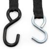 imageCamco 50033 Retractable Transom Tie Down Straps 1 Width 6 Dual Hooks Black