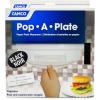 imageCamco 9inch PopAPlate Plastic Plate Dispenser  Ideal for Compact Spaces RVs and Trailers  Mounts Under Cabinets or Shelves  Black 570069inch