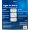 imageCamco 9inch PopAPlate Plastic Plate Dispenser  Ideal for Compact Spaces RVs and Trailers  Mounts Under Cabinets or Shelves  White 57001AS PICTURED Pack of 2