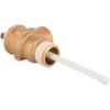 imageCamco Automatic Temperature and Pressure Relief Valve with Extension Probe and Lever  Features an All Brass Body with a Stainless Steel Pressure Spring  10473150 L x 363 W x 1138 H