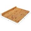 imageCamco Bamboo Cutting Board with Counter Edge  Perfect for Vegetables Fruits Meats and Cheeses  Measures 18inches x 14inches x 134inches 43545 Brown