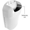 imageCamco Cabinet Mount Trash Can  Ideal for Tight Spaces in an RV Boat Apartment Dorm Room or Tiny House  Measures 135quot x 85quot x 5quot 439625Quart