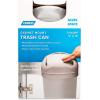 imageCamco Cabinet Mount Trash Can  Ideal for Tight Spaces in an RV Boat Apartment Dorm Room or Tiny House  Measures 135quot x 85quot x 5quot 439625Quart
