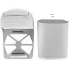 imageCamco Cabinet Mount Trash Can  Ideal for Tight Spaces in an RV Boat Apartment Dorm Room or Tiny House  Measures 135quot x 85quot x 5quot 439625Quart
