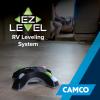 imageCamco Camper EZ Level  RV Leveling System  Features Illuminated Indicator Lights ampamp Automatic ShutOff Function when Not InUse  Includes PreInstalled OnOff Switch 25505