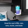 imageCamco CamperRV Drink Holder  Features Adjustable SpaceSaving Design ampamp Holds Almost Any Size Mug Cup Bottle or Can  Extra Cup Holder for Cars Trucks RVs Vans Boats and More  Khaki 44042White
