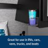 imageCamco CamperRV Drink Holder  Features Adjustable SpaceSaving Design ampamp Holds Almost Any Size Mug Cup Bottle or Can  Extra Cup Holder for Cars Trucks RVs Vans Boats and More  Khaki 44042Gray