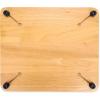 imageCamco CamperRV Sink Cover  Features Adjustable Legs wNonSlip Feet ampamp Solid Oak Hardwood Top wNonToxic Gloss Finish  Top Measures 13 x 15  Great for RVs Campers Boats ampamp More 43431