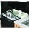 imageCamco CamperRV Stove Top Cover  Features Hinged Design for Easy Access to Front Burners ampamp Fits Most 3 or 4 Burner RVBoat Stoves  Crafted of 20Gauge Steel wPowderCoated Finish  Black 43554White