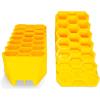 imageCamco CamperRV Wedge Leveler  Adds Up to 325 of Lift  Features Heavy Duty Lightweight Honeycomb Design  Compatible wRVs with Parking Brakes  2Pack 44580