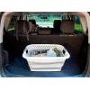 imageCamco Collapsible Utility Laundry Basket  Waterproof Design Easily Fits Into Compact Spaces  Great for Traveling RVs Trailers Camping Dorms Small Spaces and More  51903 WhiteGray Large