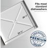 imageCamco Dishwasher Drain Pan  Protects Floors Cabinets Walls ampamp Features Front Opening for Easy Leak Detection  Crafted of HeavyDuty Polymer  24 x 2012 20600White