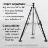 imageCamco EazLift Camper ampamp RV Gooseneck Stabilizer Tripod Jack  Reduces Movement on 5th Wheel Trailers  Features Adjustable Height from 30 to 44  7500lb Max Load Capacity 48850Gooseneck Stabilizer Tripod Jack
