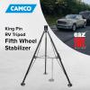 imageCamco EazLift Camper ampamp RV Gooseneck Stabilizer Tripod Jack  Reduces Movement on 5th Wheel Trailers  Features Adjustable Height from 30 to 44  7500lb Max Load Capacity 488505th Wheel Stabilizer Tripod Jack