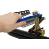 imageCamco EazLift CamperRV Tire Leveler  Features a LightWeight HeavyDuty PowderCoated Steel Design ampamp Embossed Tire Pads for Added Traction  for Single Axle Trailers 48845