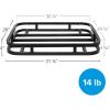 imageCamco EazLift RV Bumper Mounted Cargo Carrier  Perfect for Carrying Cargo on The Back of Your RV  Fits 4inch and 412inch Bumpers  Mounting Hardware Included 48470 Black
