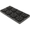 imageCamco Fasten CamperRV Leveling Blocks  Features Interlocking Design for Customizable Height  Carrying Handle Twists to Secure Blocks for RV Storage  Measures 17 x 85 x 1 10Pack 21025Brown