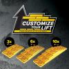 imageCamco Fasten CamperRV Leveling Blocks  Features Interlocking Design for Customizable Height  Carrying Handle Twists to Secure Blocks for RV Storage  Measures 17 x 85 x 1 10Pack 21025yellow