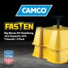 imageCamco Fasten RV Big Blocks Stabilizing Jack Supports wConvenient Handle  Nesting Design for RV Storage  Compatible wSquare RV Leveling Blocks and RV Jacks  Supports Up to 8000lbs 2Pk 44539