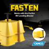 imageCamco Fasten RV Big Blocks Stabilizing Jack Supports wConvenient Handle  Nesting Design for RV Storage  Compatible wSquare RV Leveling Blocks and RV Jacks  Supports Up to 8000lbs 2Pk 44539