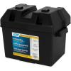 imageCamco Large Battery Box with Straps and Hardware  Group 27 30 31 Safely Stores RV Automotive and Marine Batteries  Measures Inside 714quot x 1314quot x 858quot  55373 BlackStandard Packaging