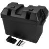 imageCamco Large Battery Box with Straps and Hardware  Group 27 30 31 Safely Stores RV Automotive and Marine Batteries  Measures Inside 714quot x 1314quot x 858quot  55373 BlackStandard Packaging