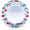imageCamco Life is Better at The Campsite Dishware Set  Features a Virtually Unbreakable Melamine Construction is Top Rack Dishwasher Safe and has a Multicolored RVThemed Design  12Piece 53297White