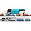 imageCamco Life is Better at The Campsite QueenSize Bed Sheets  Set Includes 1 Fitted 1 Flat Sheet and 2 Pillow Cases  Blue RV Print 53298Multicolor