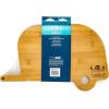imageCamco Life is Better at The Campsite Retro RV Shaped Bamboo Wood Cutting Board for Food PrepDoesnt Dull Knives Resists Moisture 53089