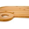 imageCamco Life is Better at The Campsite Retro RV Shaped Bamboo Wood Cutting Board for Food PrepDoesnt Dull Knives Resists Moisture 53089