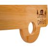 imageCamco Life is Better at The Campsite Retro RV Shaped Bamboo Wood Cutting Board for Food PrepDoesnt Dull Knives Resists Moisture 53089