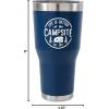 imageCamco Life is Better at The Campsite Tumbler  Heavy Duty Double Wall Vacuum Insulation  Crafted of 188 Stainless Steel  Unique Life is Better at The Campsite Design on Cool Blue  30oz 53058Navy