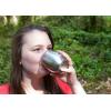 imageCamco Life is Better at The Campsite Wine Tumbler  Heavy Duty Double Wall Vacuum Insulation  Crafted of 188 Stainless Steel  Features Removable Navy ampamp Peach Stems  2Pk 8ozEach 51917Blue and Pink