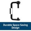imageCamco Paper Towel Holder  Ideal for Compact Areas  Features Mountable Design and Adjustable Side Knob  Black 57115