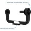 imageCamco Paper Towel Holder  Ideal for Compact Areas  Features Mountable Design and Adjustable Side Knob  Black 57115