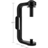imageCamco Paper Towel Holder  Ideal for Compact Areas  Features Mountable Design and Adjustable Side Knob  Black 57115
