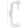 imageCamco Paper Towel Holder  Ideal for Compact Areas  Features Mountable Design and Adjustable Side Knob  White 57114