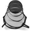 imageCamco Pop Collapsible Mesh Hamper Basket with HandlesEasy to Store and Clean Perfect for Travel Dorms and More Minimizes Moisture Caused Laundry OdorsBlack 51977One Size