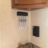 imageCamco PopAToothbrush Hygienic Toothbrush Holder Holds 4 toothbrushes Black 57207