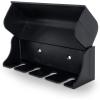 imageCamco PopAToothbrush Hygienic Toothbrush Holder Holds 4 toothbrushes Black 57207